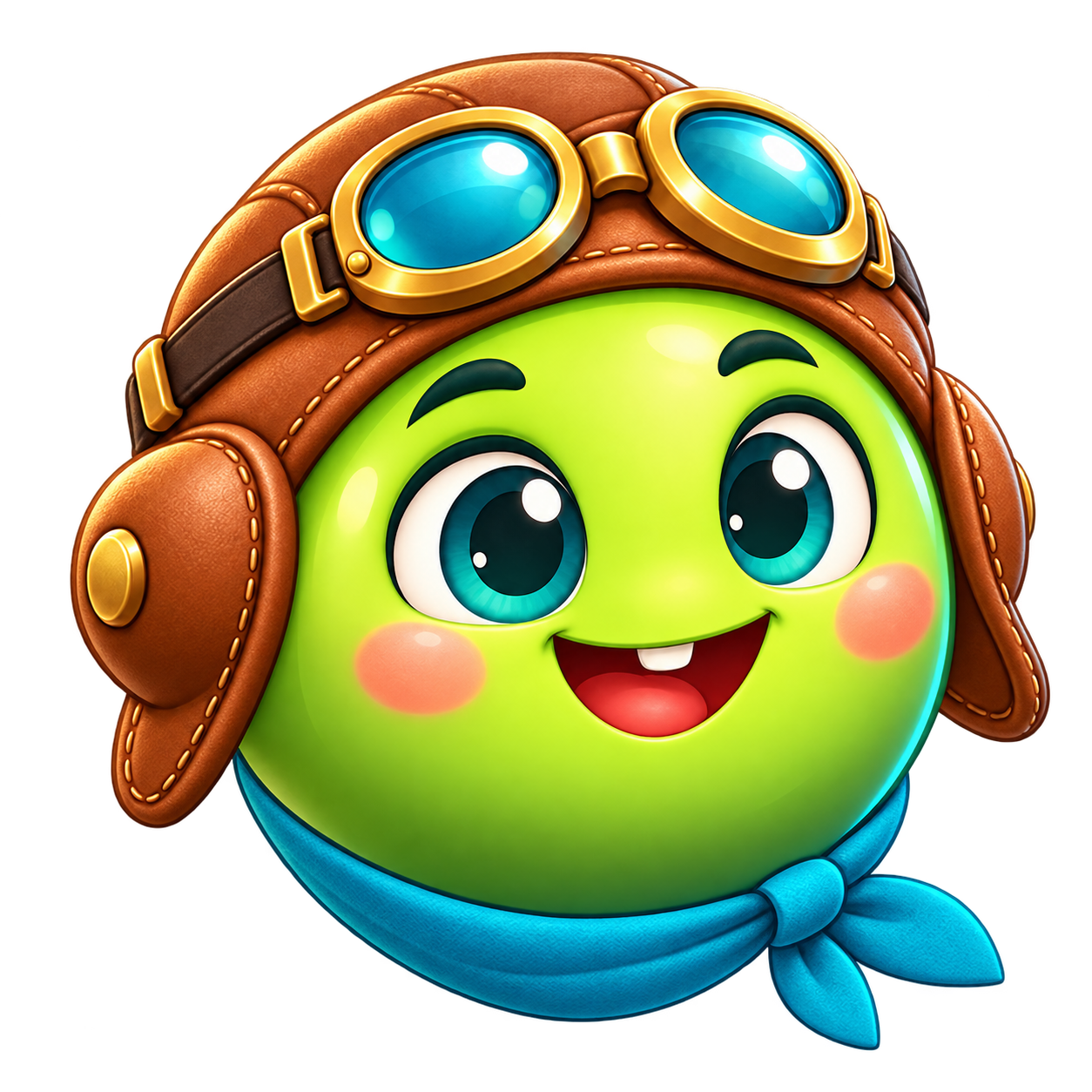 Bouncy mit Pilotenbrille